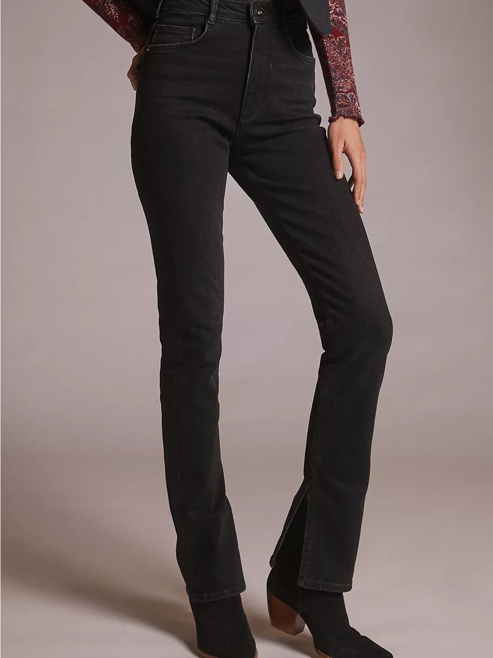 Anthropologie Pilcro The Split Straight Jeans